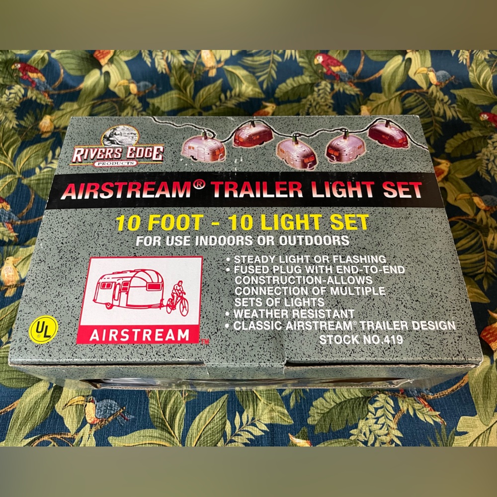 Rivers Edge Airstream Trailer Camper RV 10 Light Set 10' Indoor Outdoor NEW